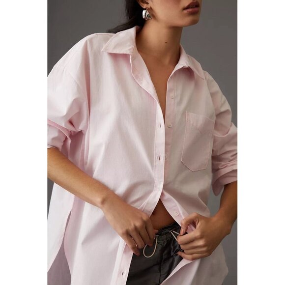 NWT Size SP - The Bennet Buttondown Shirt by Maeve 100% Cotton (NWT US$ 98) - Picture 5 of 15